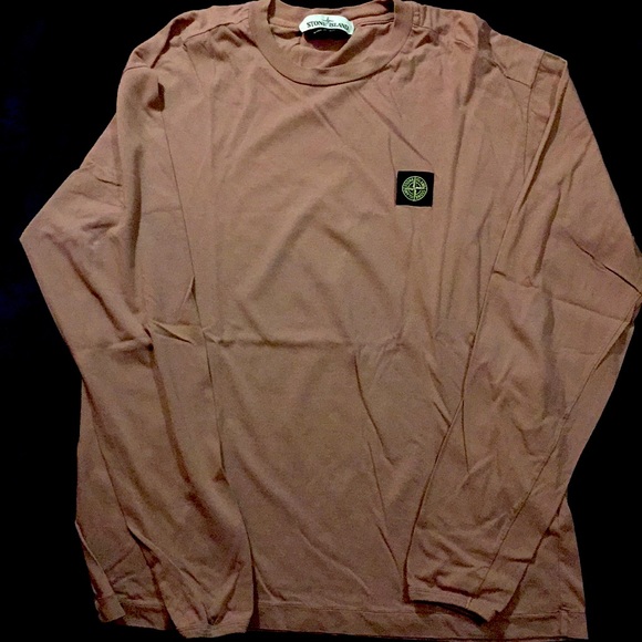 Men's Stone Island Long Sleeve Tee - Picture 1 of 3